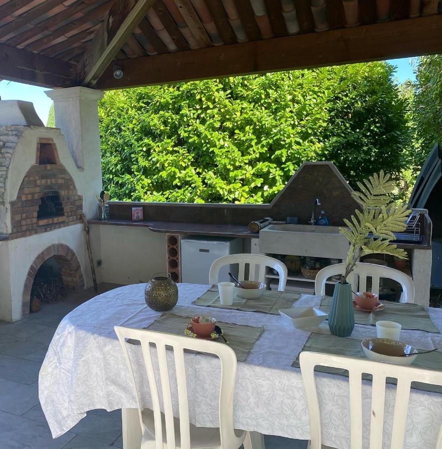 Instant Parfait Chambre privée et piscine Monteux Extérieur photo
